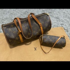 Louis Vuitton Monogram Papillon 30 with Pochette